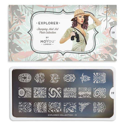 Explorer 19 ✦ Nail Stamping Plate - MoYou London