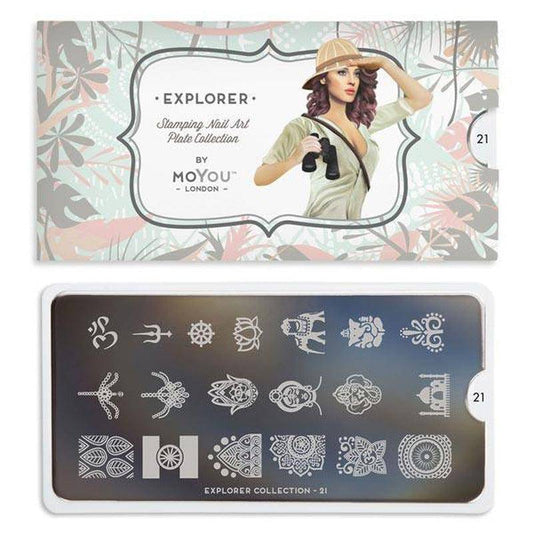 Explorer 21 ✦ Nail Stamping Plate - MoYou London