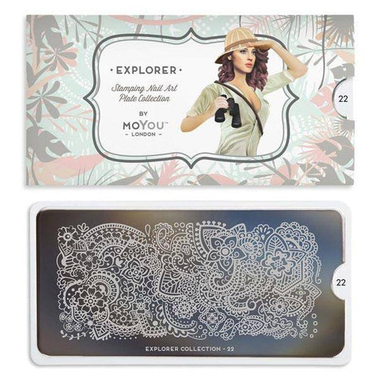 Explorer 22 ✦ Nail Stamping Plate - MoYou London