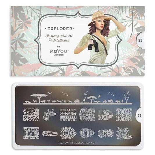 Explorer 23 ✦ Nail Stamping Plate - MoYou London
