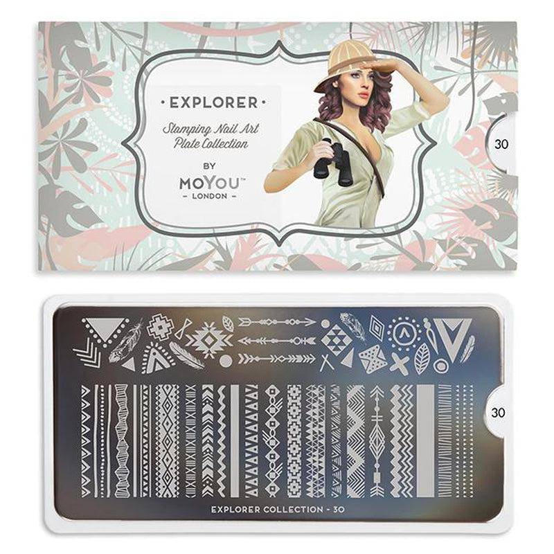 Explorer 30 ✦ Nail Stamping Plate - MoYou London