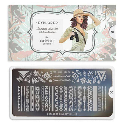 Explorer 30 ✦ Nail Stamping Plate - MoYou London