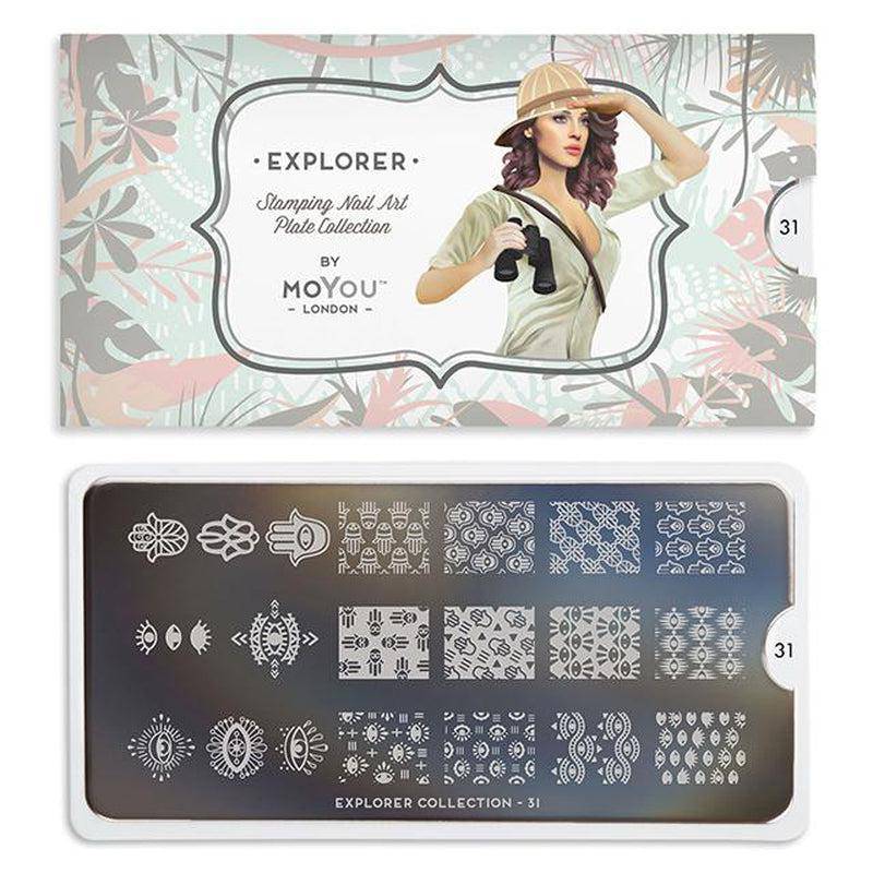 Explorer 31 ✦ Nail Stamping Plate - MoYou London