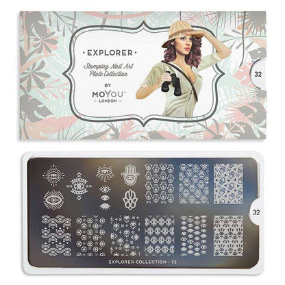 Explorer 32 ✦ Nail Stamping Plate - MoYou London