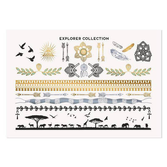 Explorer Feet Tattoo 01 - MoYou London