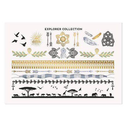 Explorer Feet Tattoo 01 - MoYou London