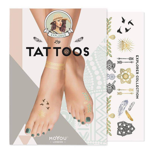 Explorer Feet Tattoo 01 - MoYou London