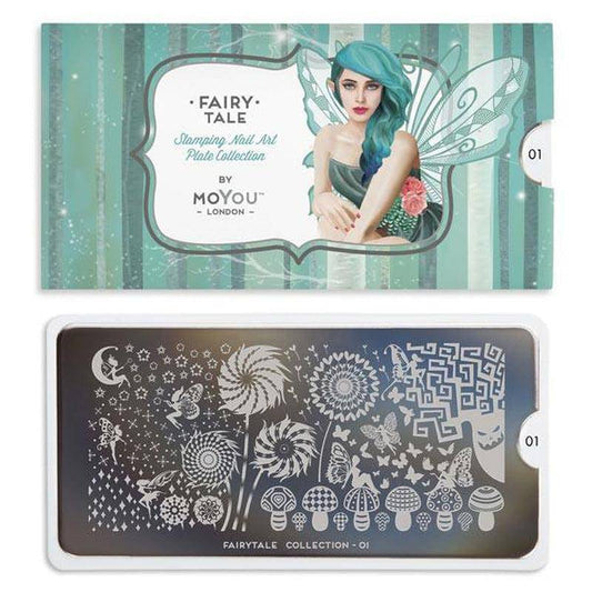 Fairytale 01 ✦ Nail Stamping Plate - MoYou London