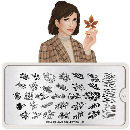 Fall in Love 03 ✦ Nail Stamping Plate - MoYou London