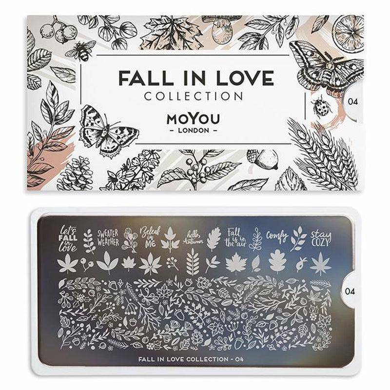 Fall in Love 04 ✦ Nail Stamping Plate - MoYou London