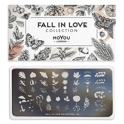 Fall in Love 06 ✦ Nail Stamping Plate - MoYou London