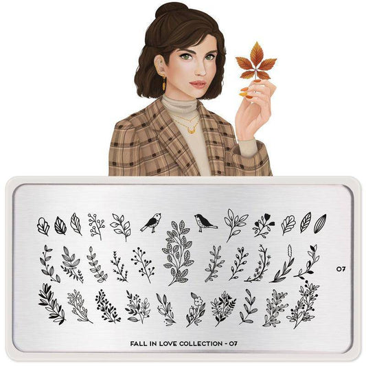 Fall in Love 07 ✦ Nail Stamping Plate - MoYou London