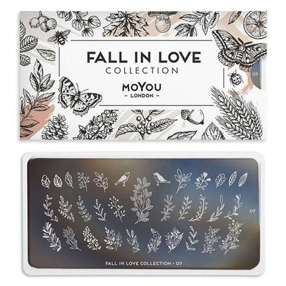 Fall in Love 07 ✦ Nail Stamping Plate - MoYou London