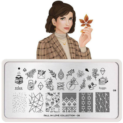 Fall in Love 08 ✦ Nail Stamping Plate - MoYou London