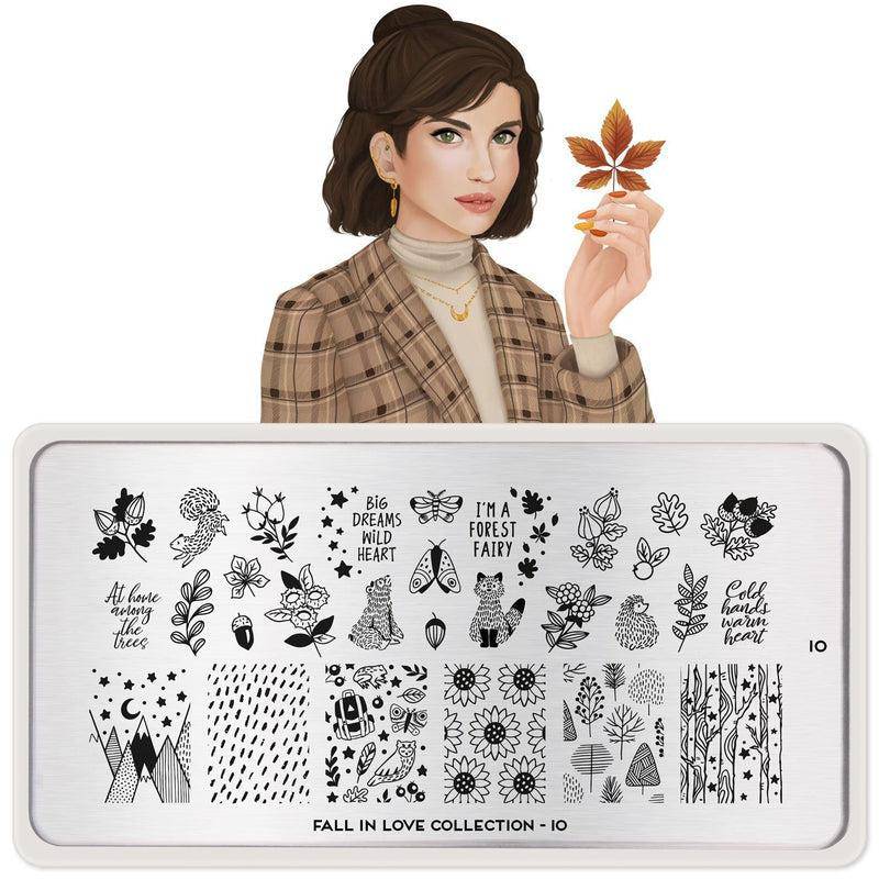 Fall in Love 10 ✦ Nail Stamping Plate - MoYou London