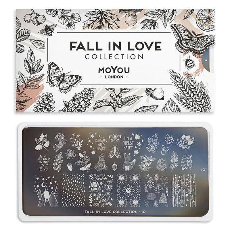 Fall in Love 10 ✦ Nail Stamping Plate - MoYou London