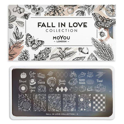 Fall in Love 11 ✦ Nail Stamping Plate - MoYou London