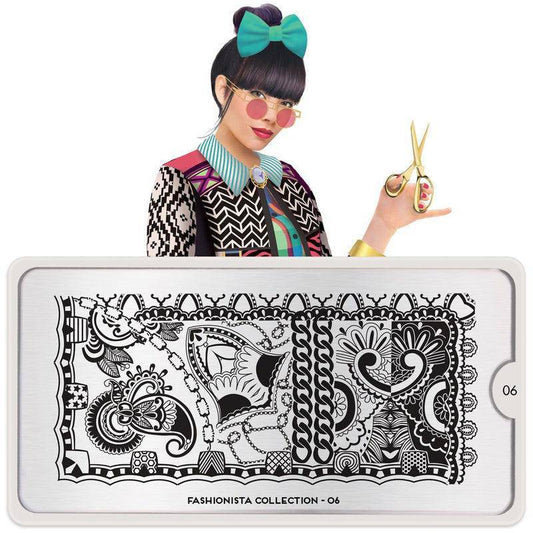 Fashionista 06 ✦ Nail Stamping Plate - MoYou London