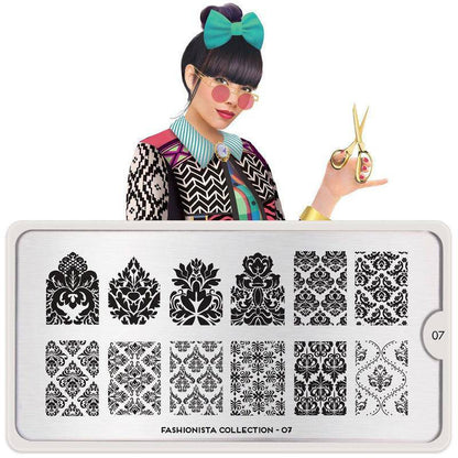 Fashionista 07 ✦ Nail Stamping Plate - MoYou London