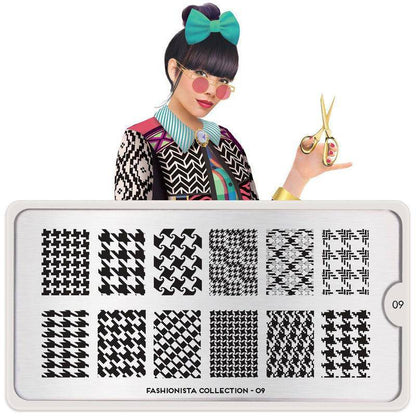 Fashionista 09 ✦ Nail Stamping Plate - MoYou London