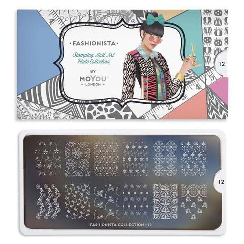 Fashionista 12 ✦ Nail Stamping Plate - MoYou London