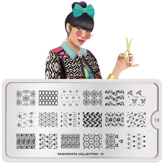 Fashionista 13 ✦ Nail Stamping Plate - MoYou London