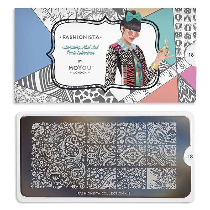 Fashionista 18 ✦ Nail Stamping Plate - MoYou London