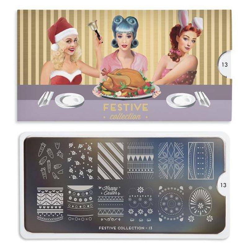 Festive 13 ✦ Nail Stamping Plate - MoYou London