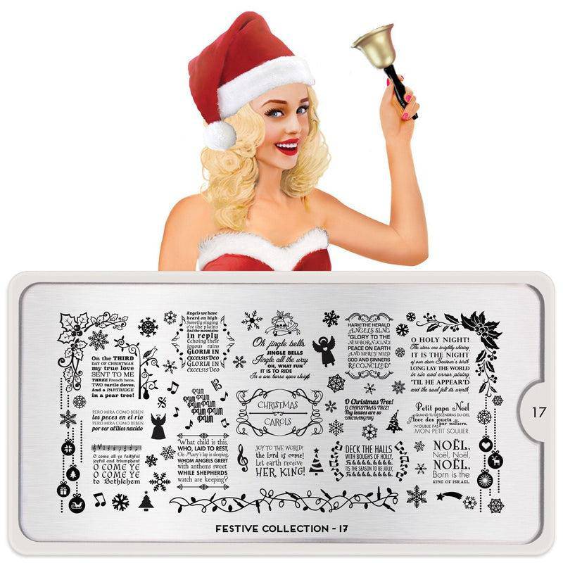Festive 17 ✦ Nail Stamping Plate - MoYou London