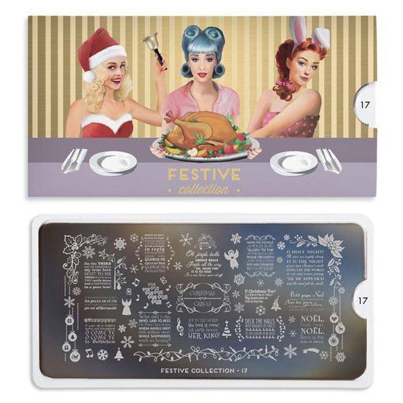 Festive 17 ✦ Nail Stamping Plate - MoYou London