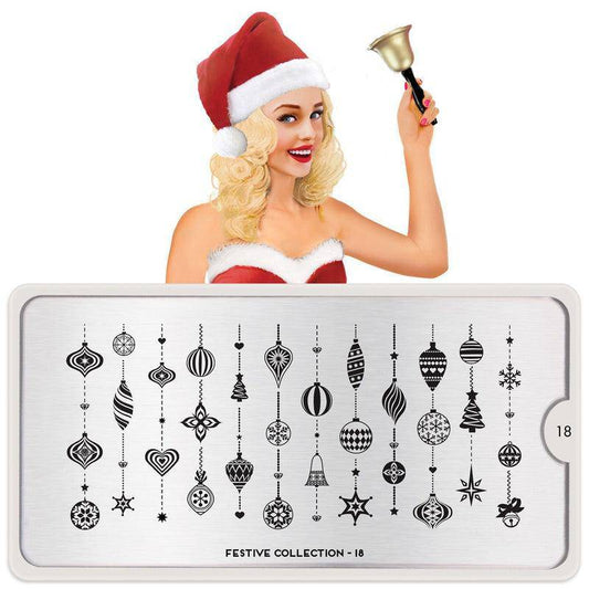 Festive 18 ✦ Nail Stamping Plate - MoYou London