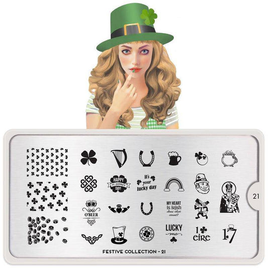 Festive 21 ✦ Nail Stamping Plate - MoYou London