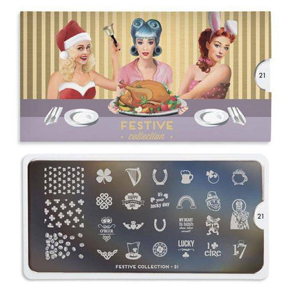 Festive 21 ✦ Nail Stamping Plate - MoYou London