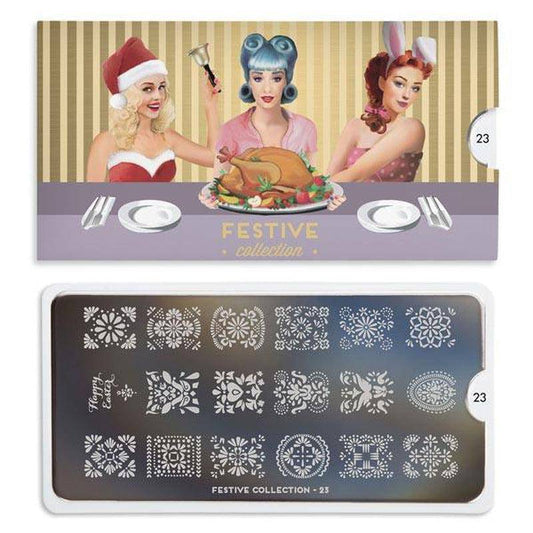 Festive 23 ✦ Nail Stamping Plate - MoYou London