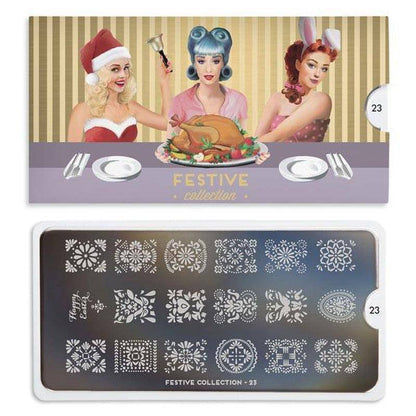 Festive 23 ✦ Nail Stamping Plate - MoYou London