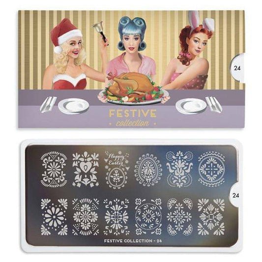 Festive 24 ✦ Nail Stamping Plate - MoYou London