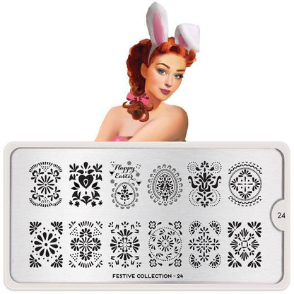 Festive 24 ✦ Nail Stamping Plate - MoYou London