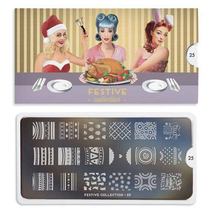 Festive 25 ✦ Nail Stamping Plate - MoYou London