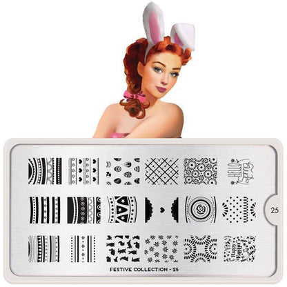 Festive 25 ✦ Nail Stamping Plate - MoYou London