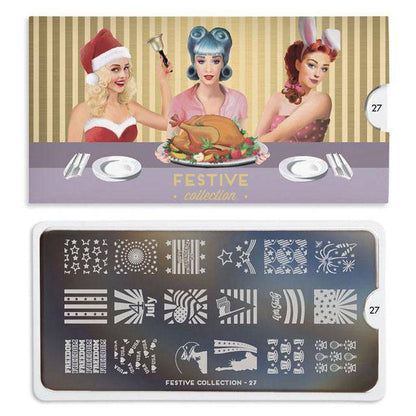 Festive 27 ✦ Nail Stamping Plate - MoYou London