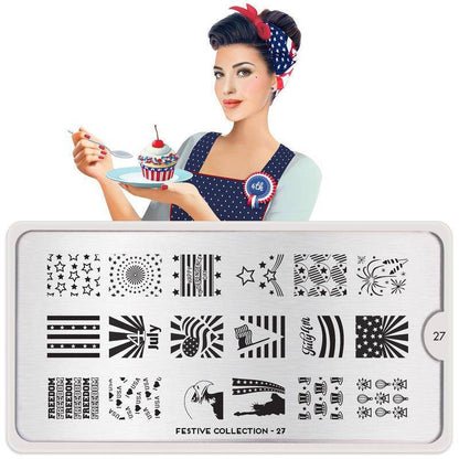 Festive 27 ✦ Nail Stamping Plate - MoYou London