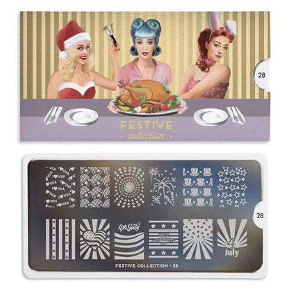 Festive 28 ✦ Nail Stamping Plate - MoYou London