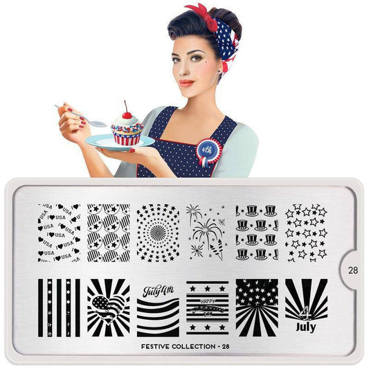 Festive 28 ✦ Nail Stamping Plate - MoYou London