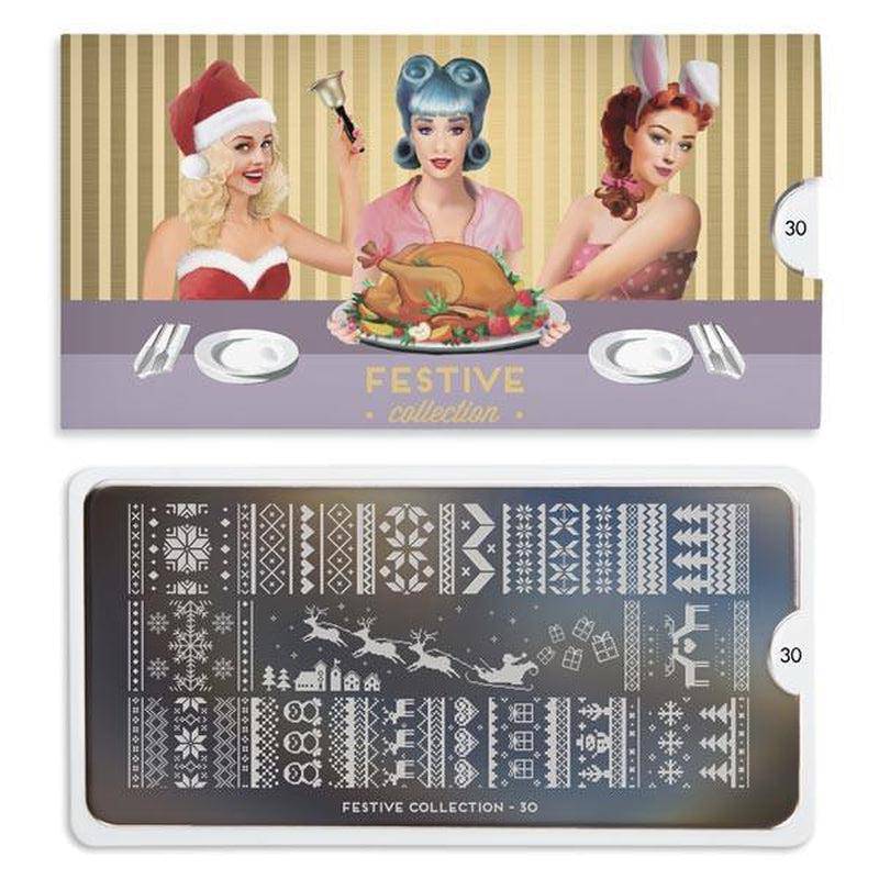 Festive 30 ✦ Nail Stamping Plate - MoYou London
