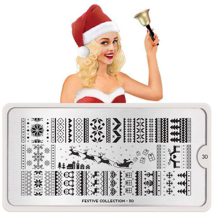 Festive 30 ✦ Nail Stamping Plate - MoYou London