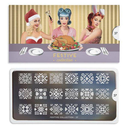 Festive 37 ✦ Nail Stamping Plate - MoYou London