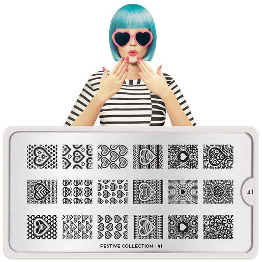Festive 41 ✦ Nail Stamping Plate - MoYou London