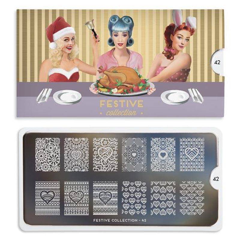 Festive 42 ✦ Nail Stamping Plate - MoYou London