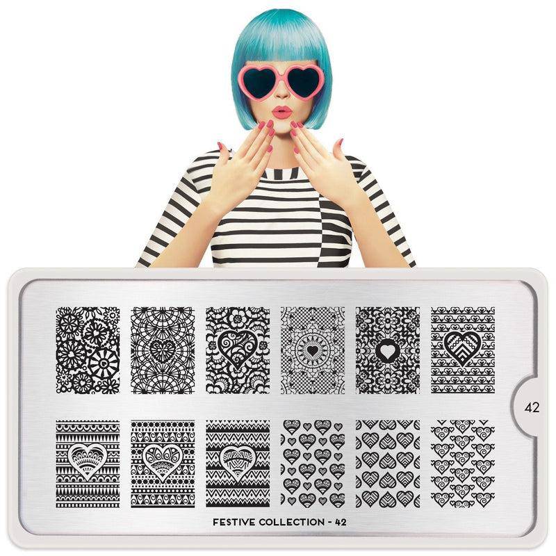 Festive 42 ✦ Nail Stamping Plate - MoYou London
