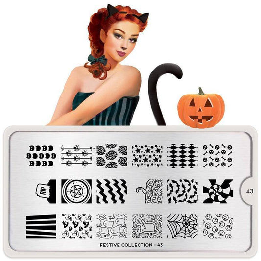 Festive 43 ✦ Nail Stamping Plate - MoYou London